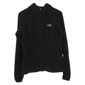 The North Face Women's Fleece Zipper Hoodie in Black Small